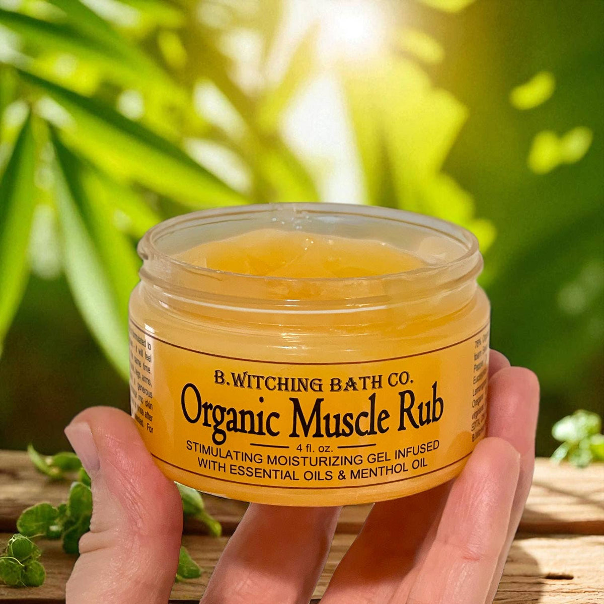 Organic Muscle Rub 4oz Made in USA – MadeinUSAForever