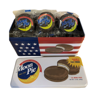 Americana Mini MoonPie Tin 13-Pack of Mini Pies Made in USA