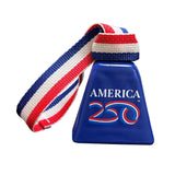 AMERICA 250 Cowbell: Blue From Our Nation's Last Bell Maker!