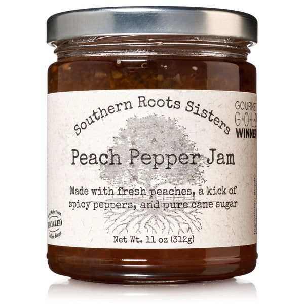 Peach Pepper Jam 11oz Made in USA