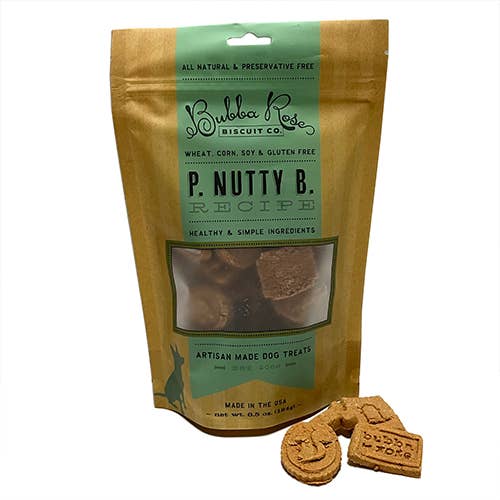 2-Pack of P. Nutty B. Biscuit Bag Dog Treats Made in USA