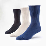 Organic Cotton Classic Crew Tri-pack: Natural / M