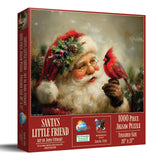 0744 Santa's Little Friend 1000 pc Puzzle Made in USA