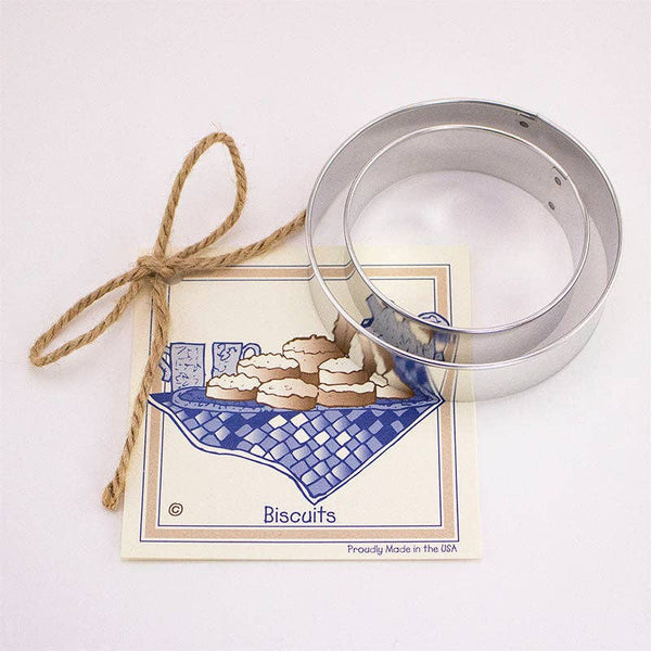 2-Pack Biscuit Circles Cookie Cutter by Ann Clark - Made in USA!