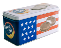 Americana Mini MoonPie Tin 13-Pack of Mini Pies Made in USA