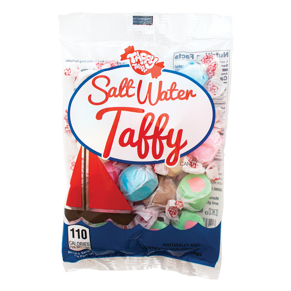 4-Pack of Salt Water Taffy (18oz total) Made in USA