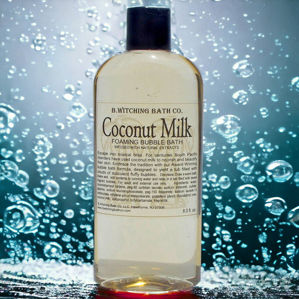 Coconut Milk Bubble Bath 8oz Made in USA