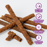 Wild Ranger Duck Jerky & Superfoods Dog Treats 8oz Made in USA