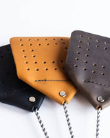Amish-Made Leather Flyswatter: Tobacco Color - Made in USA