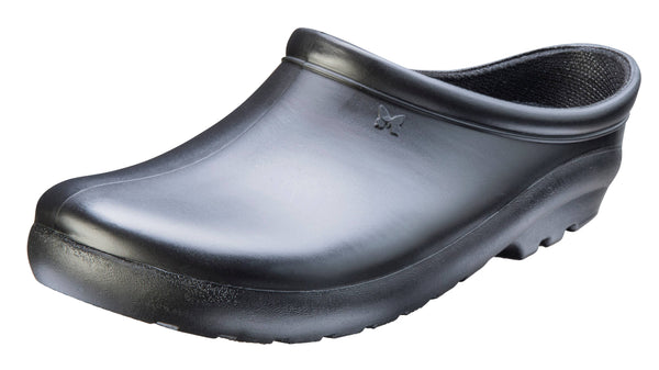 Women's Premium Clogs, Solid Black by Sloggers Made in USA