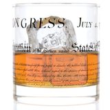 Sale: Declaration Of Independence Rocks Glass 11oz Made in USA