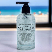 Sea Glass Moisturizing Liquid Cleansers 8oz. Made in USA by B.Witching