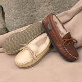 Sale: Children's Cushion-Flex Sole Sheepskin Slippers #3300S-CFS Made in USA