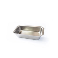 Stainless Steel Loaf Pan (No Handles) Made in USA by 360 Cookware