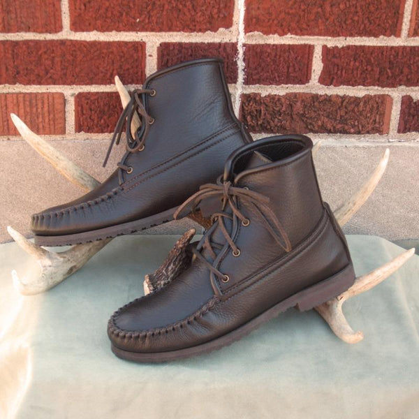 New Men's Deerskin Walking Boots Made in USA by Footskins #1540-CFS