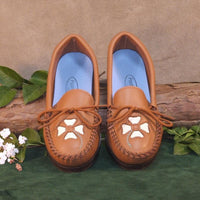 4-Petal Flower Toe Leather Shoes Made in America by Footskins 234