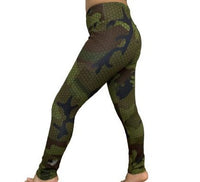 Kid's Olive Hexacamo Camouflage Legging by WSI Made in USA