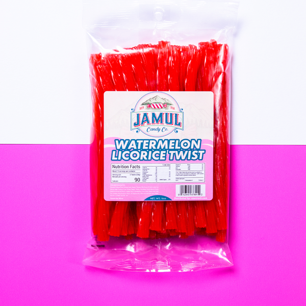 Jamul Candy Co. Watermelon Licorice 16 OZ Made in USA