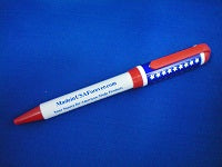 Sale: 10-Pack of Red, White, & Blue MadeinUSAForever .com Logo Pens