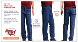 Sale: Men's #103 5 Pocket Heavyweight 14oz Jeans by ROUND HOUSE® Made in USA
