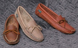 Women's Canoe Sole Moccasins Made in US by Footskins 1240