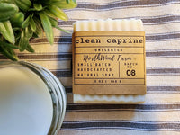 Clean Caprine Goat Milk Soap Bar Unscented