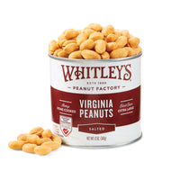 Tins of Salted Virginia Peanuts 12oz Grown & Prepared in USA