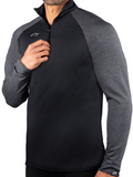 ProWikMax 2-Tone 1/4 Zip Long Sleeve Shirt Made in USA