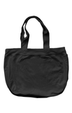 NEW! BLACK ORGANIC FLEECE BEACH BAG Made in USA