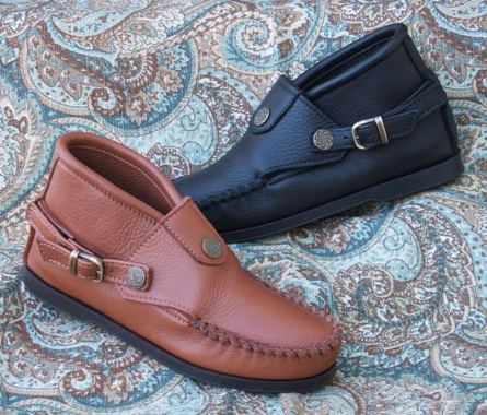 Women's Buckle Chukka Boot Made in US by Footskins 2835