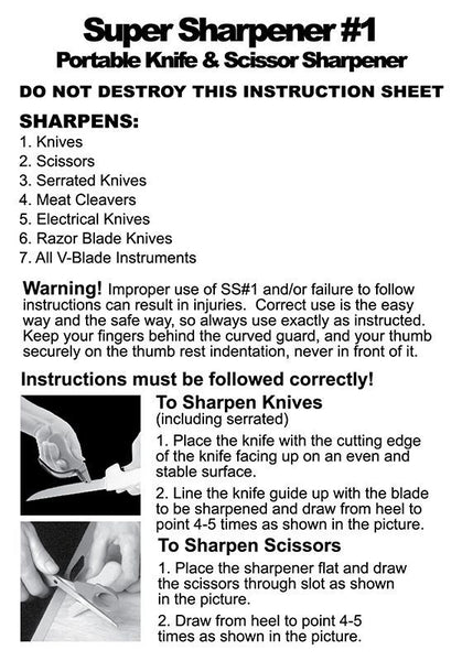 SUPERIOR SKS4 PORTABLE KNIFE SHARPENER - All American Sewing LLC