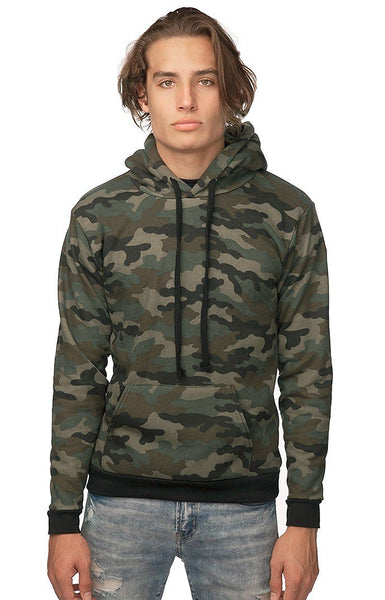 Camo Pullover Hoody Made in USA by Royal Apparel 3515CMO