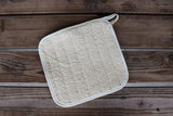 100% Cotton Oven Mitts and Pot Holders: Square Pot Holder
