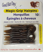 Magic-Grip Hairpins (Set of 10) Made in America by Good Hair Days