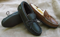 Clearance: Model Life Ending: Men's Molded Sole Sheepskin Slippers 4400S-MS