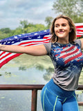Women's 'Merica Freedom Tee by WSI Made in USA 704WCSSF American Made