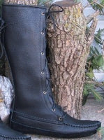 Men's Knee High Deertan Boots Made in US by Footskin 4740