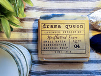 Drama Queen Goat Milk Soap Bar Lavender Peppermint