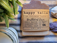 Happy Tails Goat Milk Soap Bar Chamomile Peppermint Ylang Made in USA