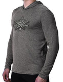 We The People Grey SoftTECH™ Lightweight Hoodie by WSI Sport Made in USA 672BLHP