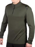 NEW! 1/4 Zip Longsleeve Hexa Camo Shirt with Back Yoke by WSI Made in USA 692BLSO