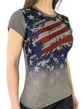 Women's 'Merica Freedom Tee by WSI Made in USA 704WCSSF
