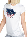 NEW! Women's Land of the Free Microtech™ T-shirts by WSI Made in USA 704WLSSWL