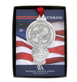 For All Who Served Veterans Ornament and Coaster Set by Wendell August Made in USA 11777419 14146005
