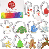 NEW! 11-pc Christmas Cookie Cutter Set Made in USA by Ann Clark Cookie Cutter