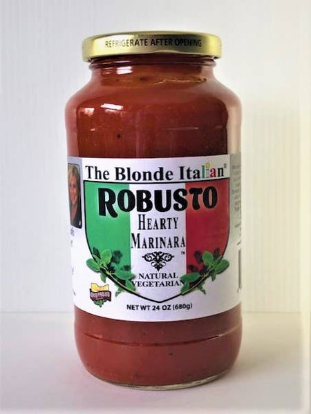 Robusto Hearty Marinara Sauce Big 24 oz. Made in USA