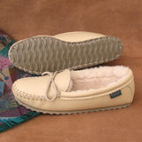 Women's Cushion-Flex Sole Sheepskin Slippers Made in USA by Footskin 2200S-CFS