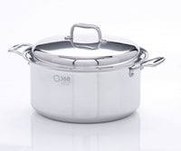 8Qt Stainless Steel Stockpot w/Cover USA Made