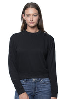 97100 Women's Organic RPET French Terry Crew Sweatshirt Made in USA