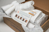 New Luxurious Organic Cotton Towel Set by American Blossom Linens Made in USA